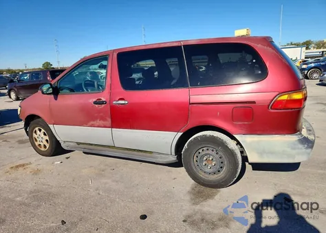 1999 Toyota Sienna Ce из США, поврежденный, VIN 4T3ZF19C7XU094182